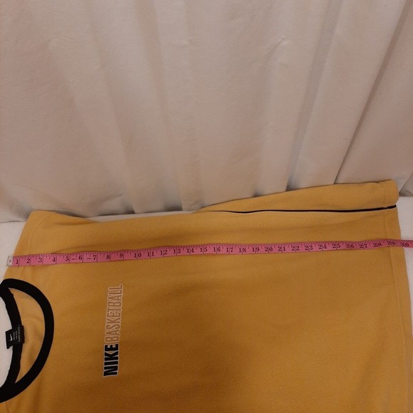 Nike Baseball Nike Team Sweatshirt Fleece Men XL Yellow/Black Black Label READ - Picture 12 of 16